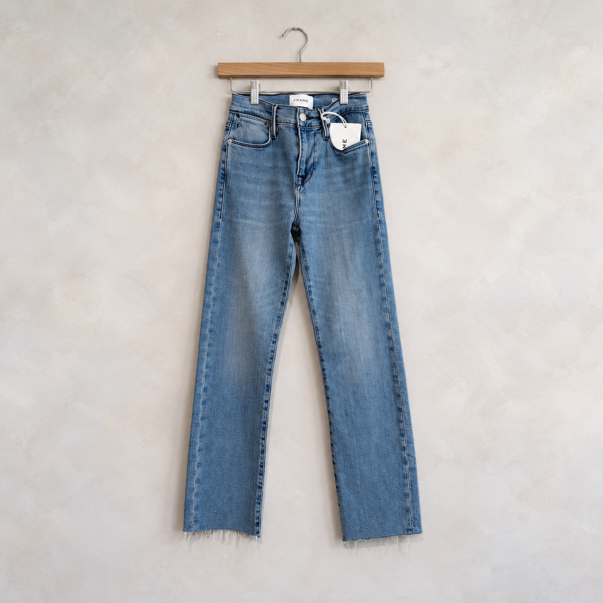 FRAME, Le High Rise Medium Wash, Size 25