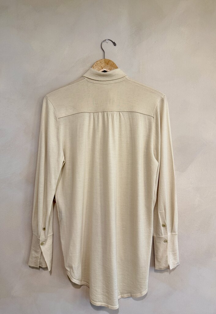 Nells Nelson Button Down Cashmere Sweater Sz 40