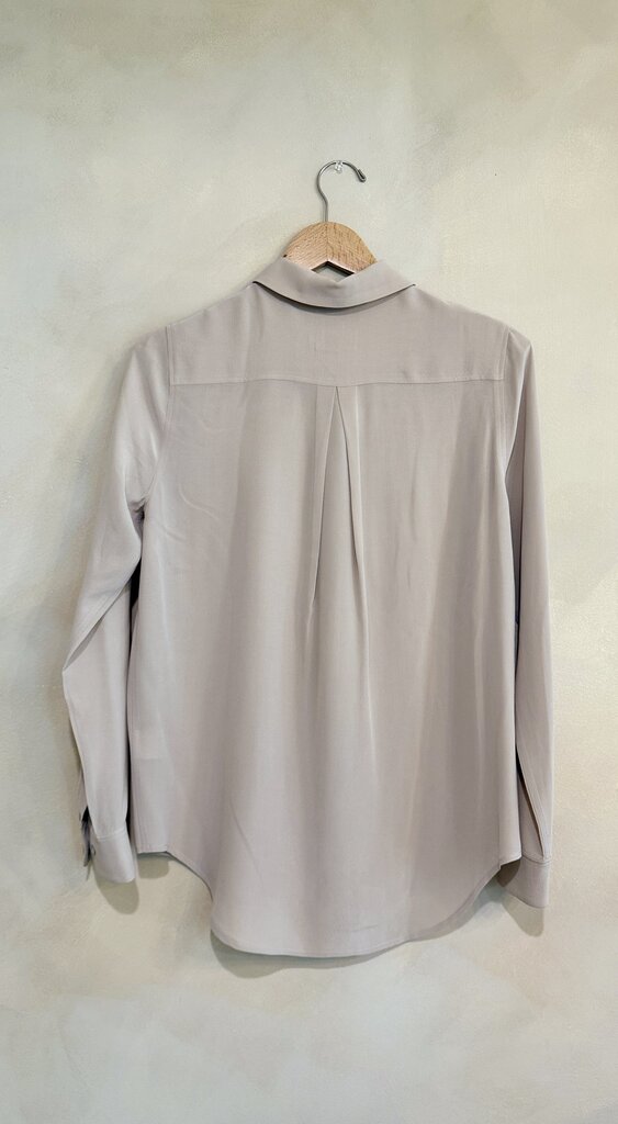 R Label, Silk Button Down, XS