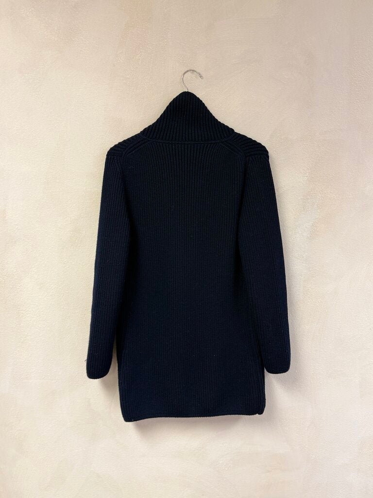 Bottega Veneta, Wool & Leather Cardigan, 38