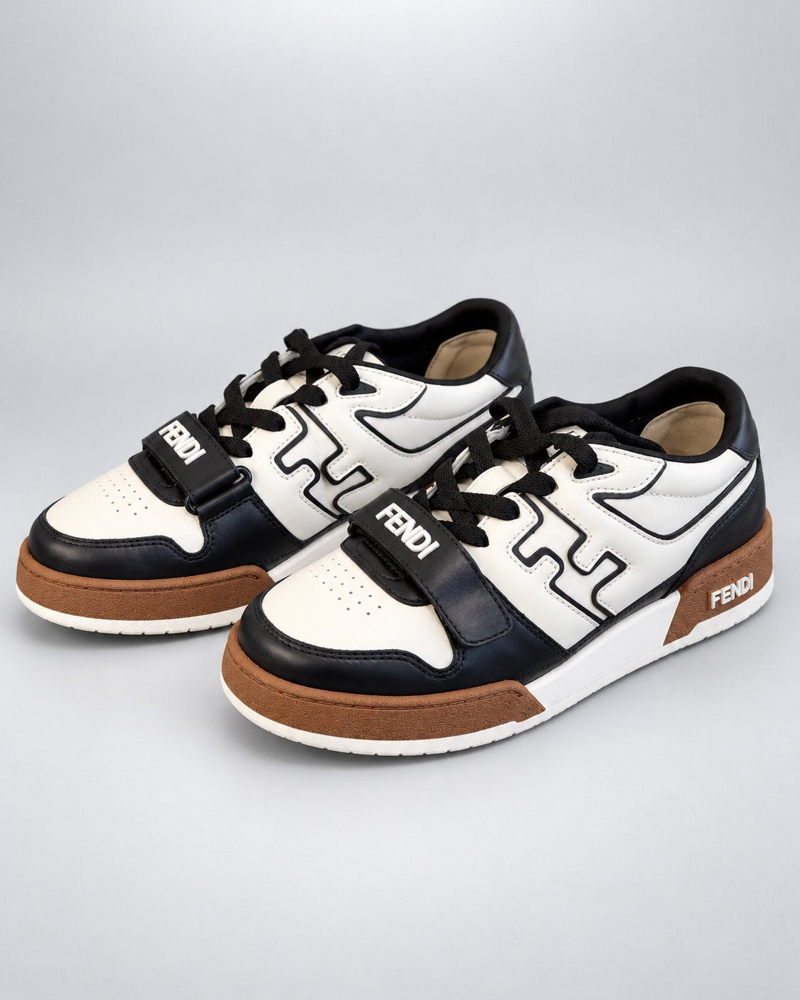 FENDI, Low Top Logo Sneakers, 40