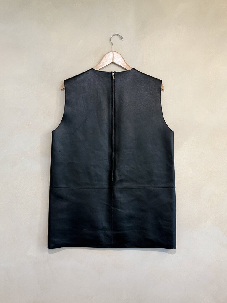 Toteme, Lambskin Leather Tunic, 40