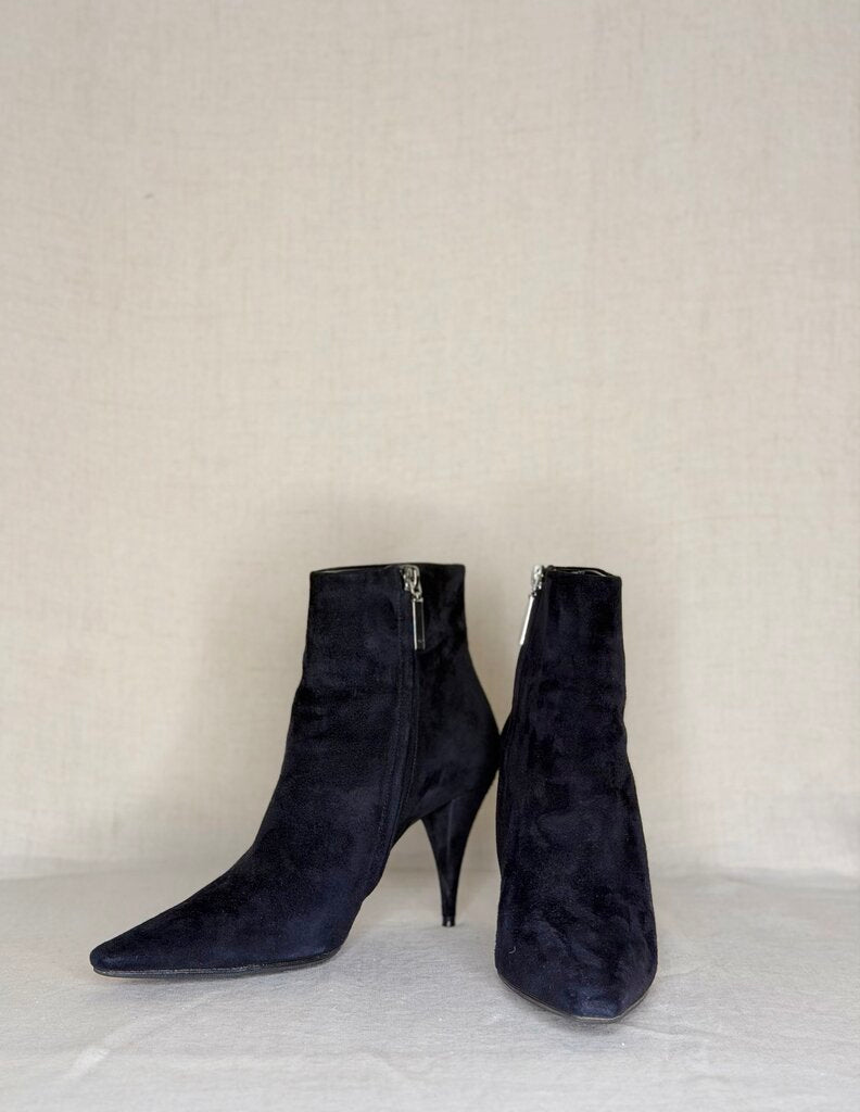 Saint Laurent, Zip Bootie, 37.5