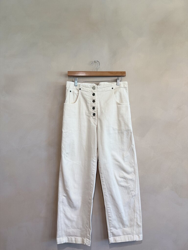 Rachel Comey, Cream Jean with Belt, 2