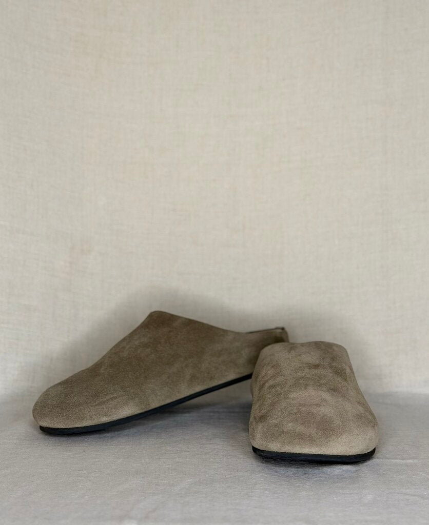 The Row, Suede Mule, 38