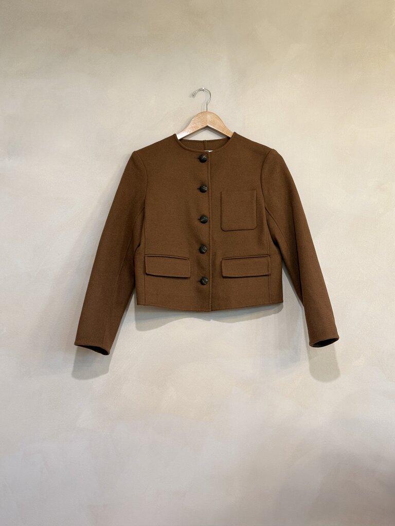 Veronica Beard, Cropped Wool Jacket, 0