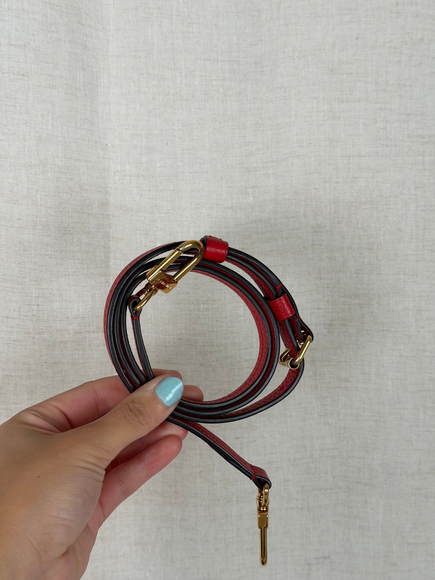 Louis Vuitton Estrela Red Trim- Brown Monogram