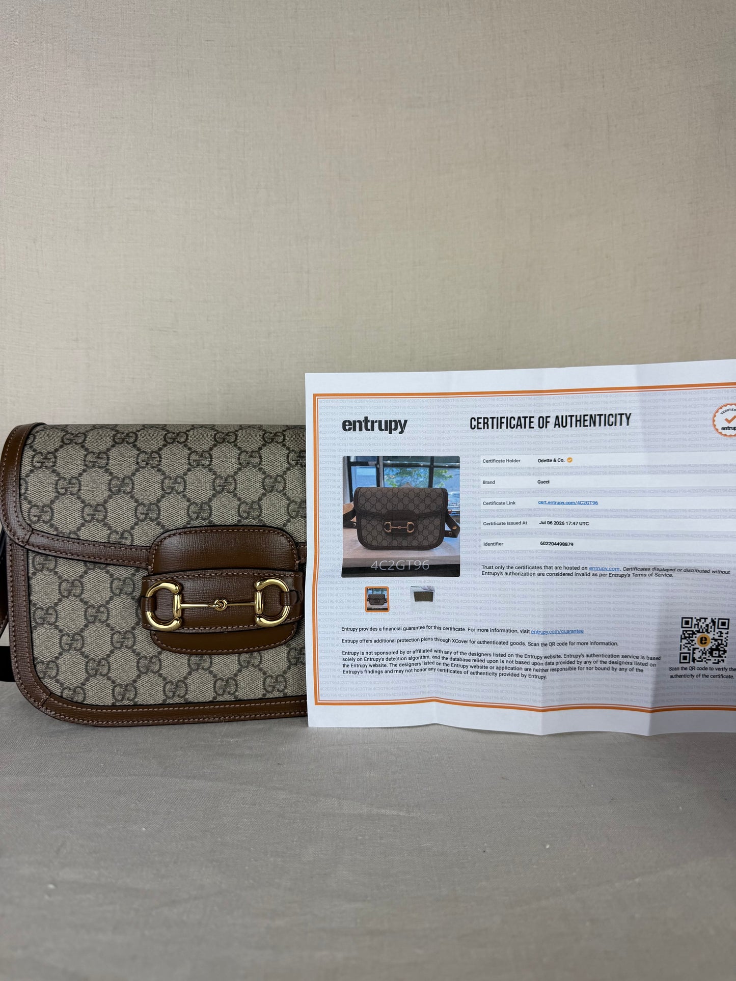 Gucci Medium Horsebit Shoulder Bag MSRP $3290- Brown