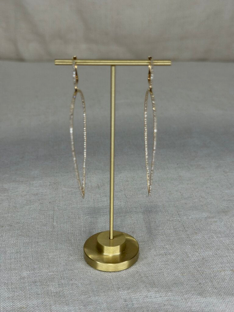 MSRP $3500 14k Gold and Diamond Earrings