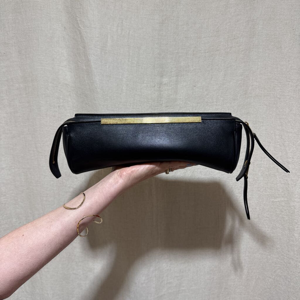 Khaite Donna Evening Clutch Lambskin w/ GHW - Black