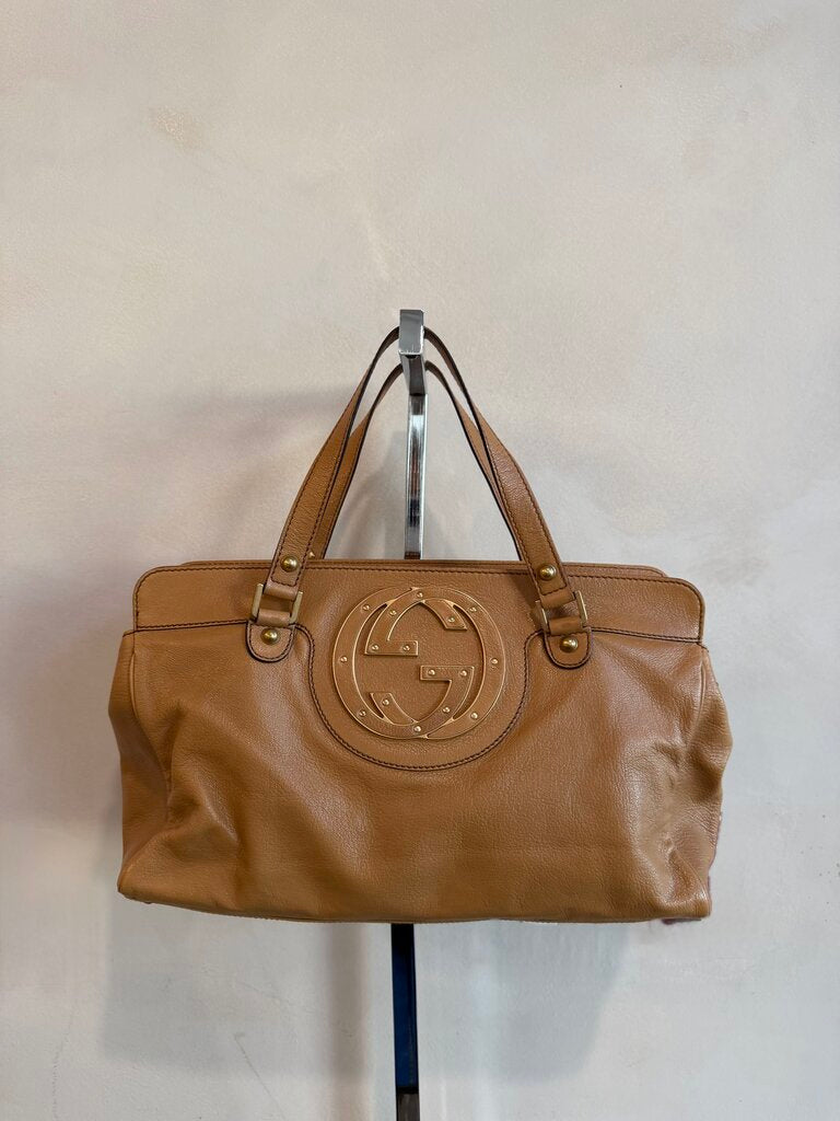 90s Interlocking Logo Emblem Top Handle Bag