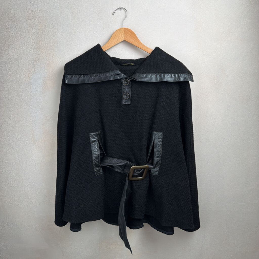 MACKAGE, Belted Wool Blend Cape, L