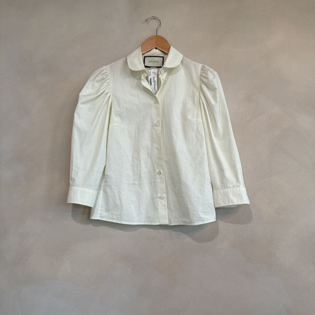 GUCCI, Round Collar Blouse, 36