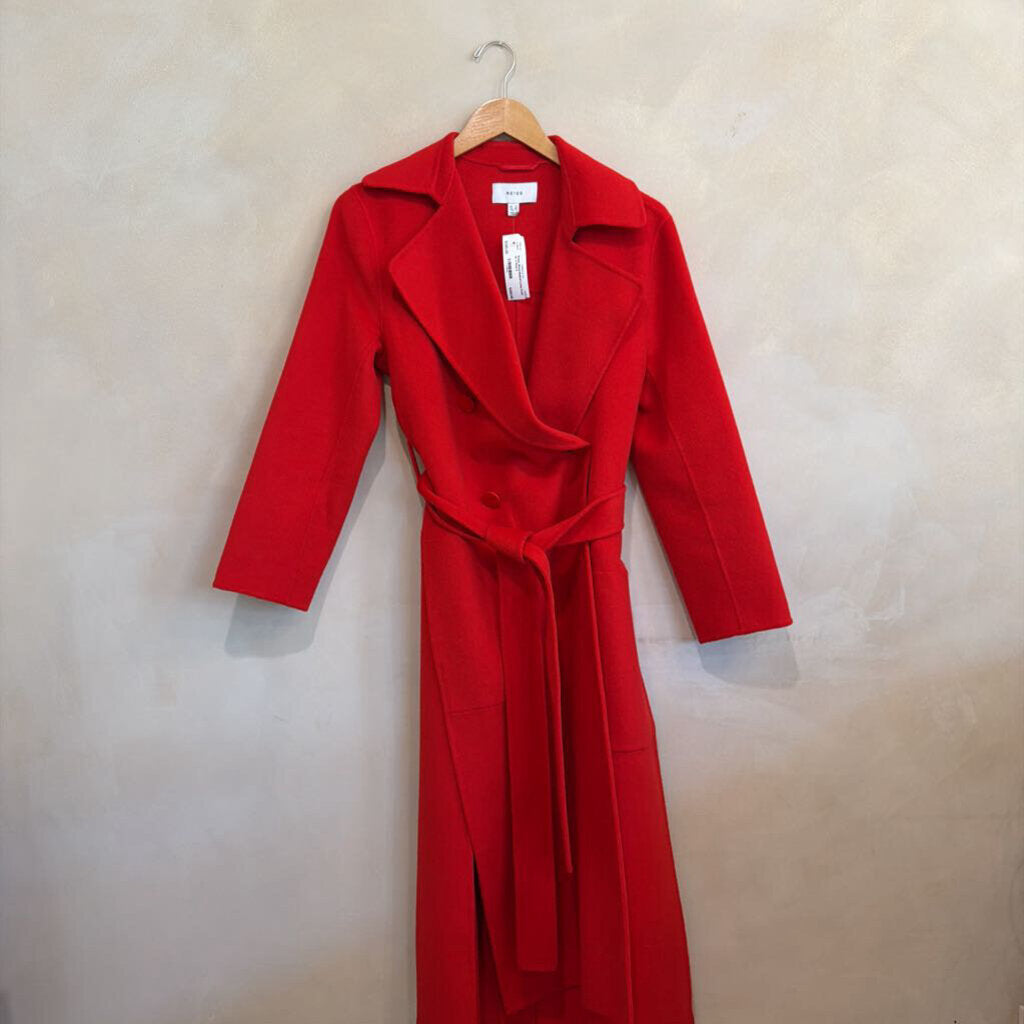 REISS, Wool Belted Long Coat, 4