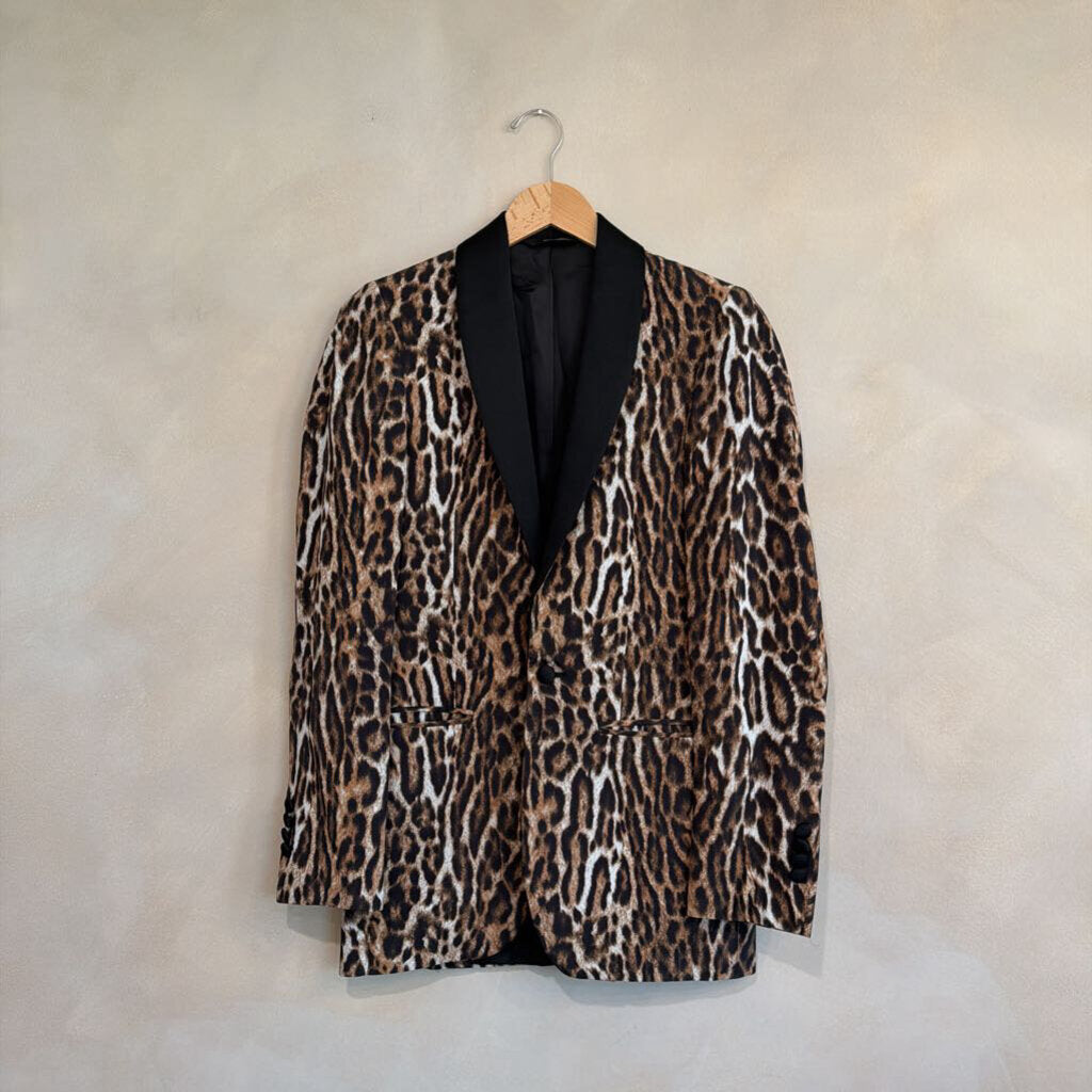 R13, Leopard Print Blazer, XS