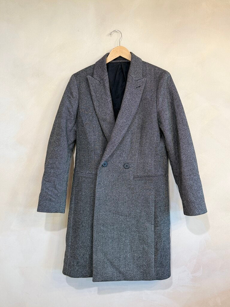 THEORY, Relaxed Double Breasted Coat, M