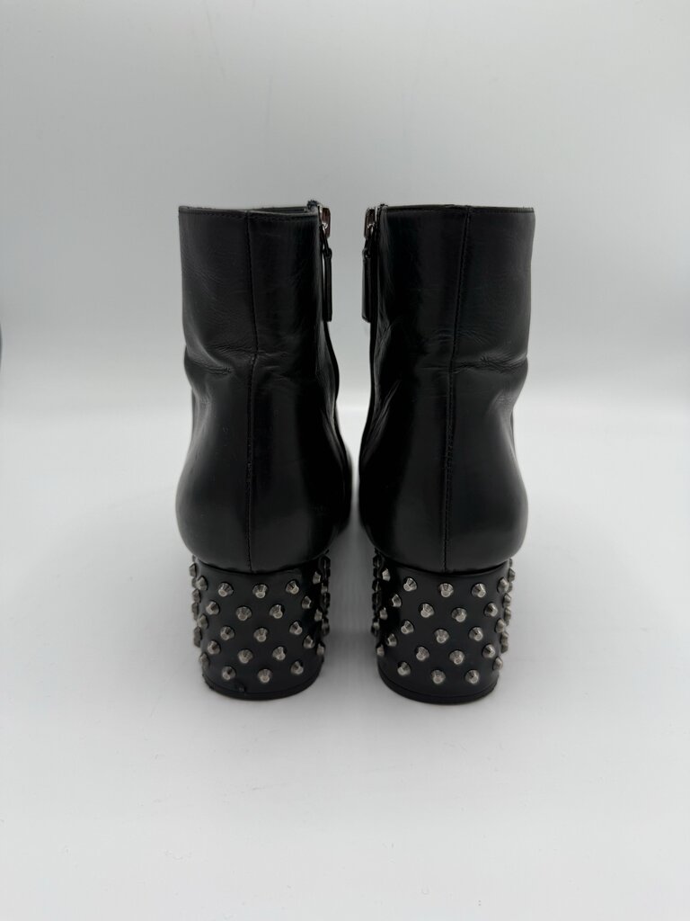 Ankle Boot W Stud Heel Sz 39.5