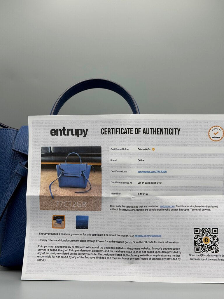 CELINE Micro Belt Bag - Blue