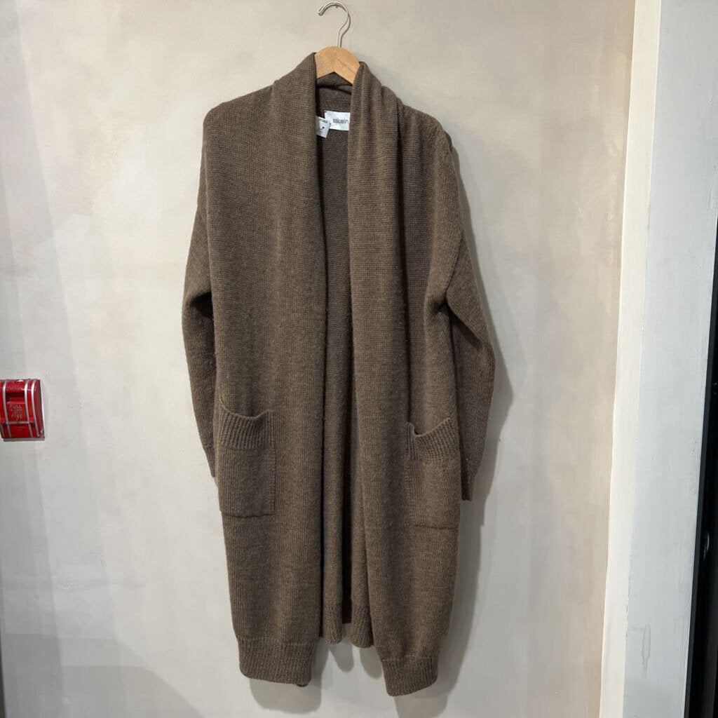 Long Open Alpaca Blend Cardigan sz OS