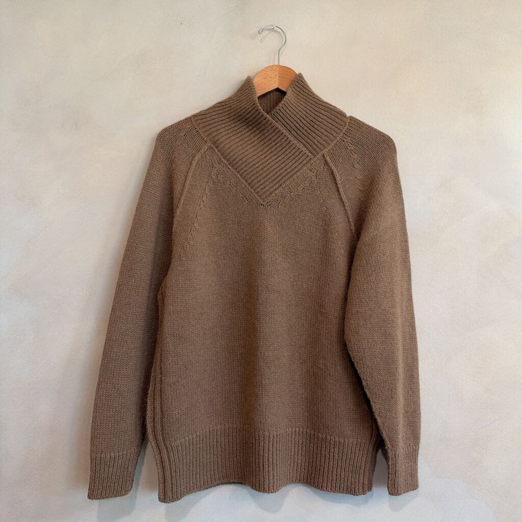 SSKEIN, Alpaca High Neck Sweater, S