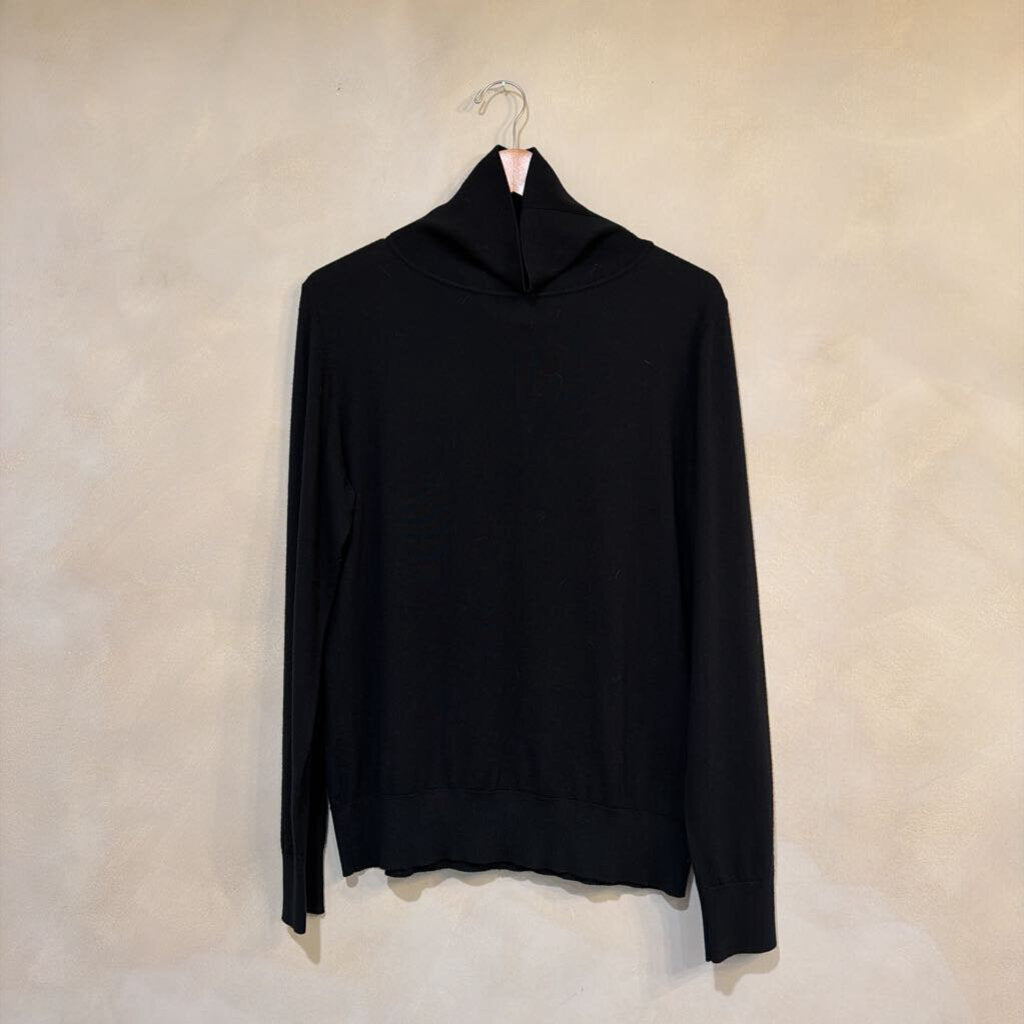 Wool/Cashmere Fine Knit TNeck Sz M