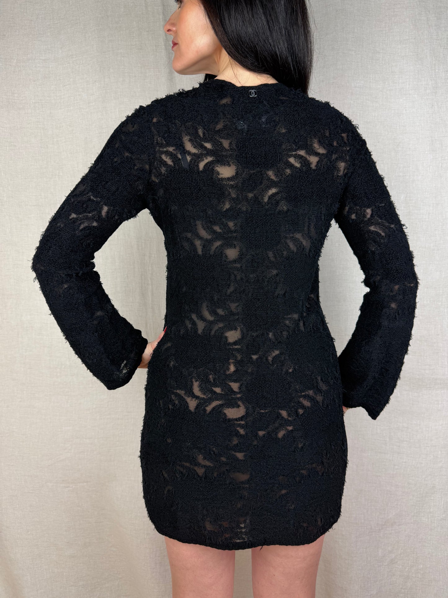 Chanel 2024 Burnout Sweater Dress