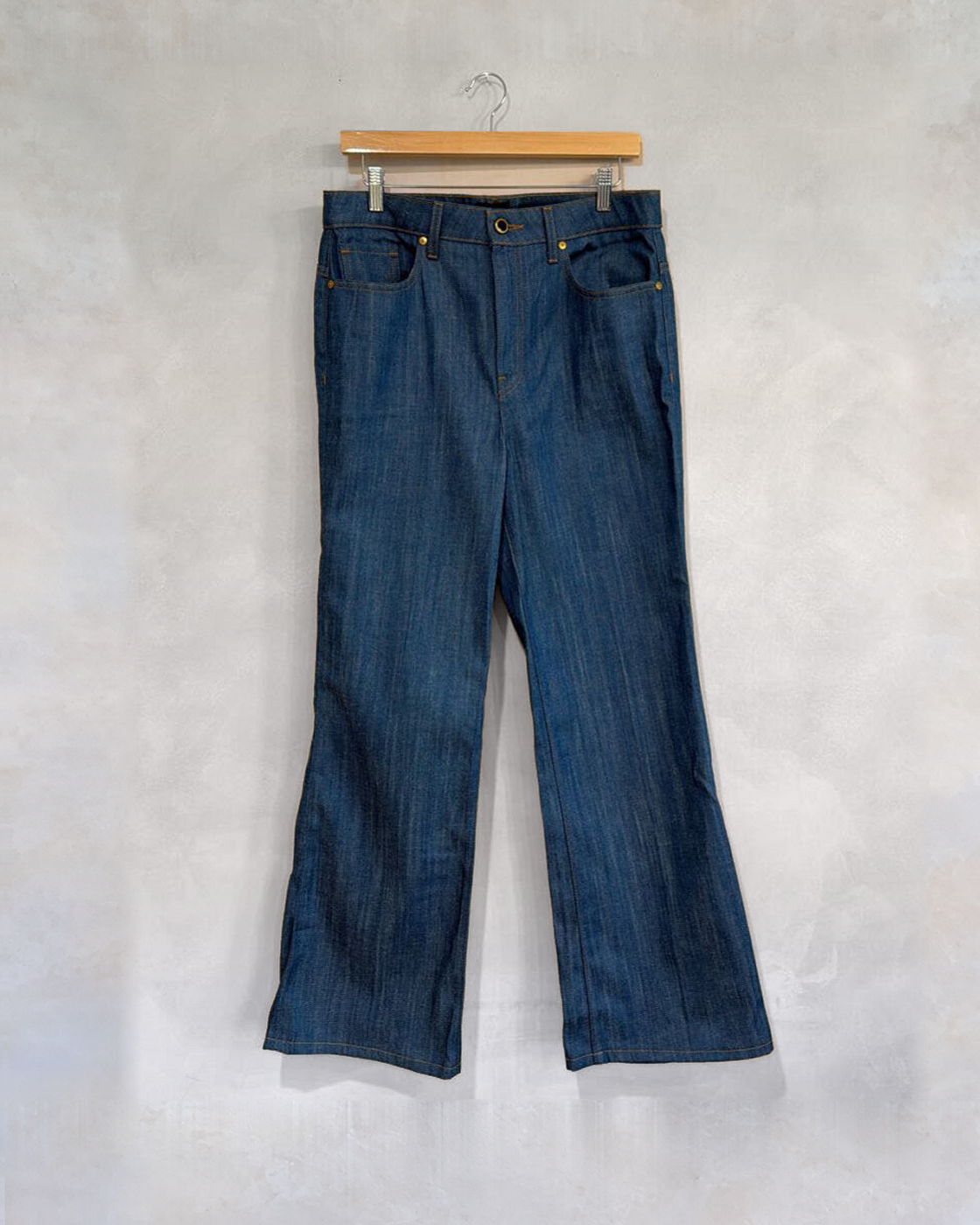 KHAITE, Catherine Med Blue Wide Leg, 32