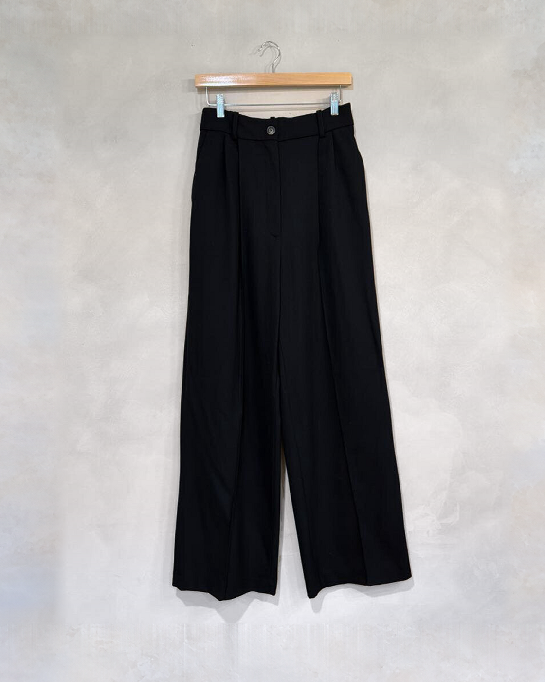 LOU LOU STUDIO, Wool Pleated Wide Leg Trouser, M