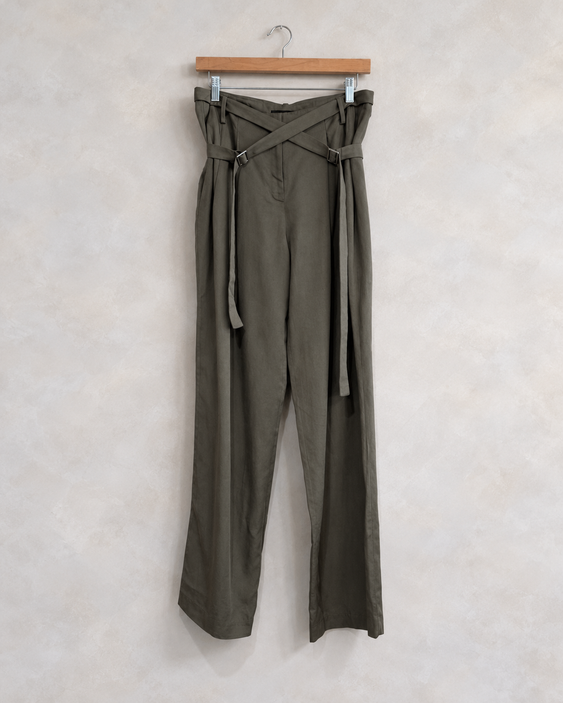 KITH, Strap Waist Trousers, 2 on a wooden hanger