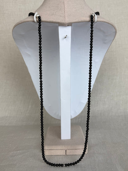 Tiffany & Co 1980s Ziegfield Collection Onyx Beads Necklace
