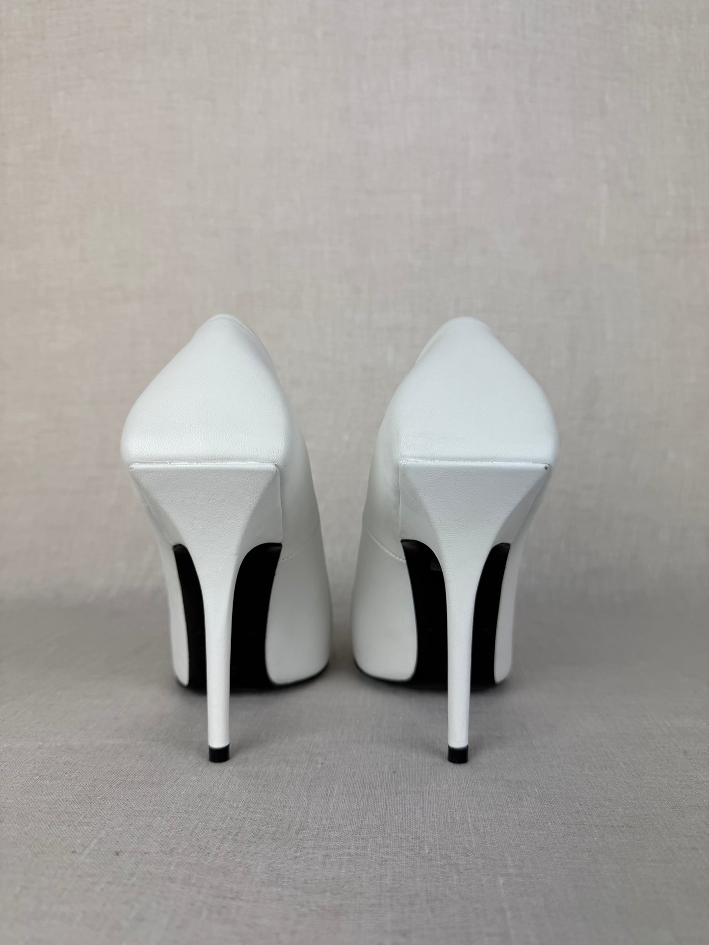Balenciaga Square Knife Pump White Sz 36.5