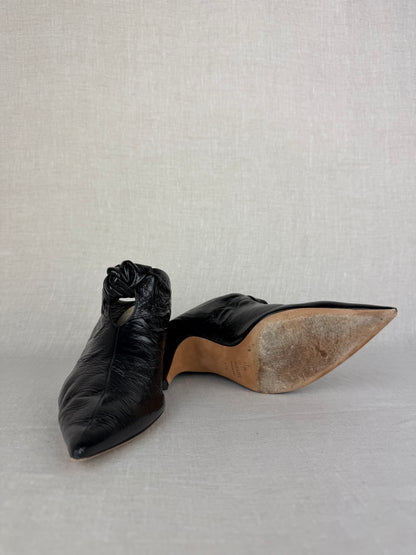 Khaite Knot Mule Black Size 37.5