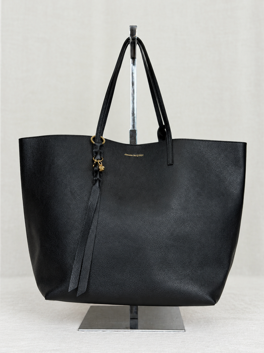 ALEXANDER MCQUEEN Skull Tote - Black