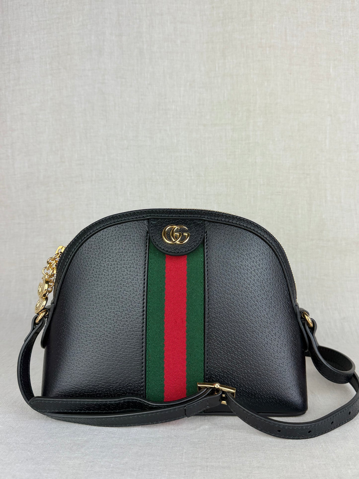 Gucci Small Black Ophidia Shoulder Bag
