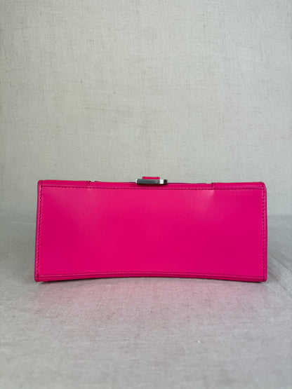 Balenciaga Pink Calfskin Leather Hourglass Bag MSRP $2730