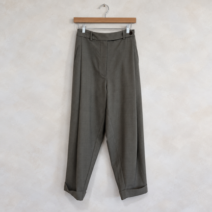 CORDERA, Single Pleat Wool Baggy Trousers, OS