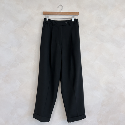CORDERA, Single Pleat Wool Baggy Trouser, OS