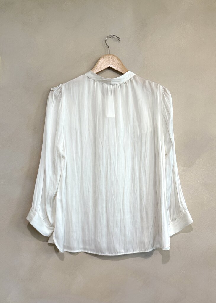 Zadig & Voltaire Button Down with Ruffle Detail Sz M