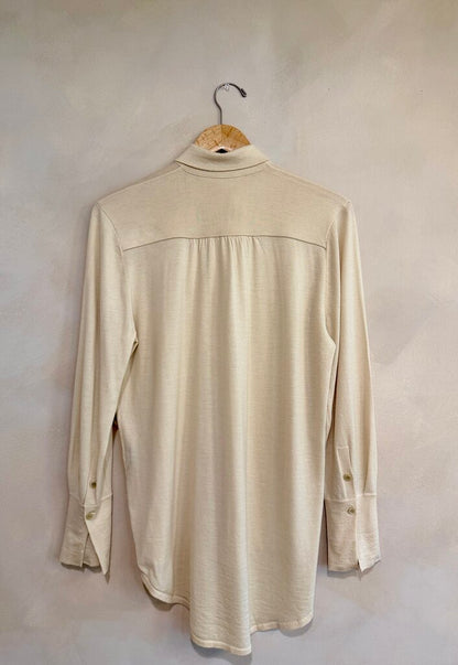 Nells Nelson Button Down Cashmere Sweater Sz 40