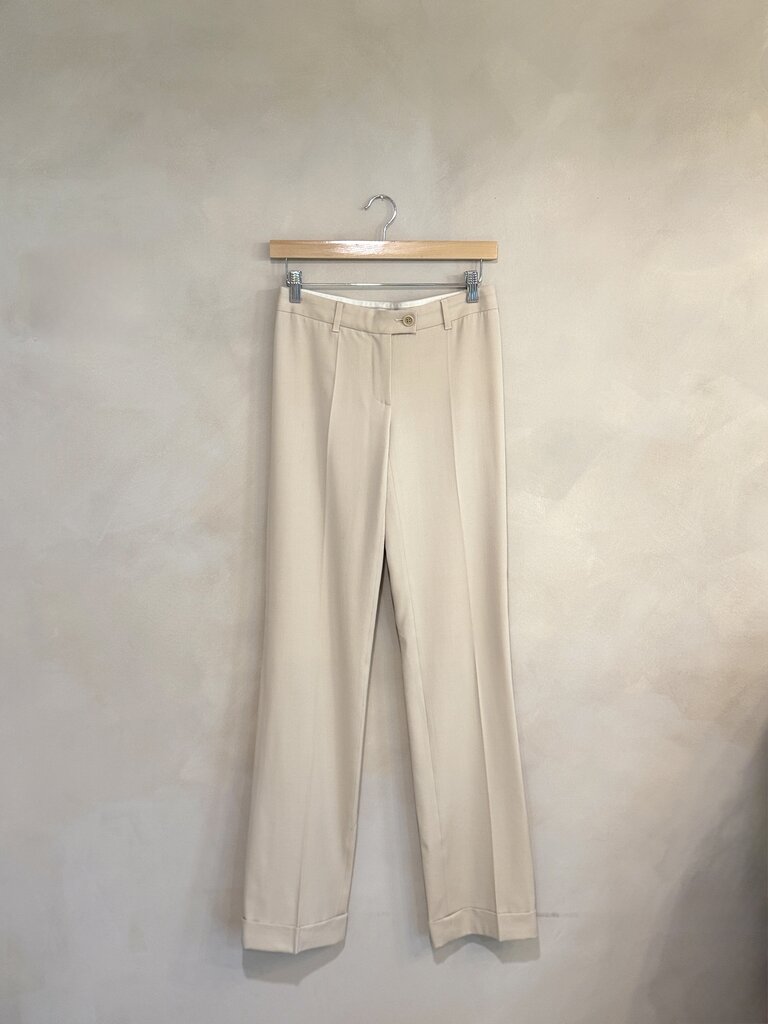 Moschino Cheap & Chic Straight Cuffed Trouser Sz 38