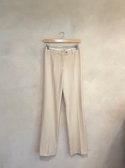Moschino Cheap & Chic Straight Cuffed Trouser Sz 38