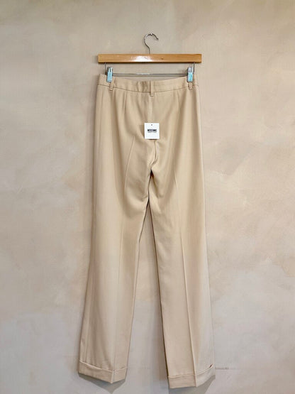 Moschino Cheap & Chic Straight Cuffed Trouser Sz 38