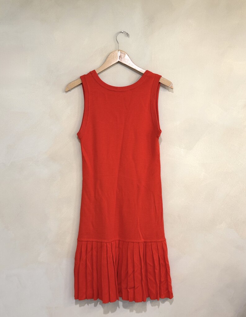 Boutique Moschino Long Pleated Knit Dress Sz 6