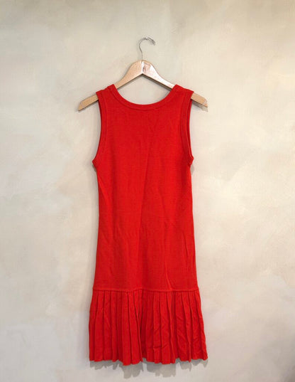 Boutique Moschino Long Pleated Knit Dress Sz 6
