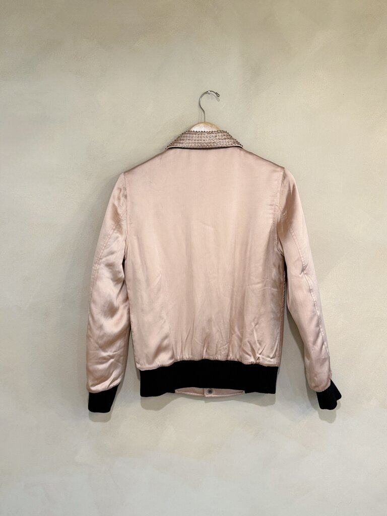 Saint Laurent Je T'aime Jacket with Collar Sz S