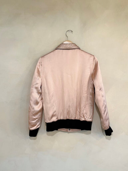 Saint Laurent Je T'aime Jacket with Collar Sz S