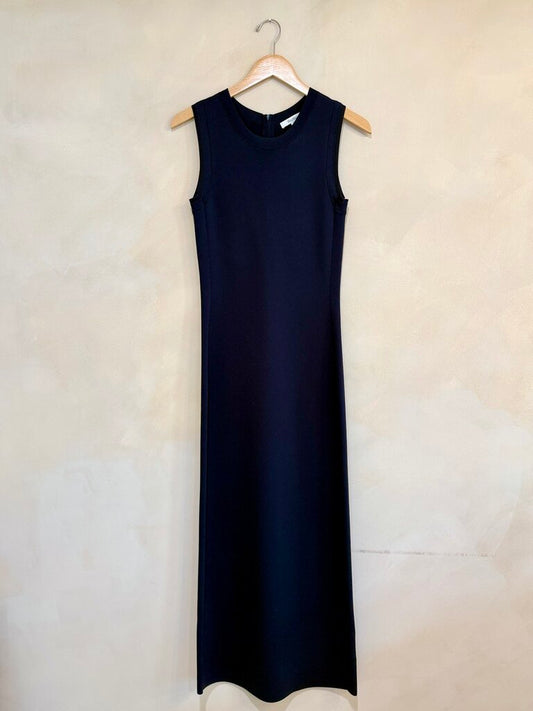Max Mara Navy Midi Tank Dress sz M msrp $595