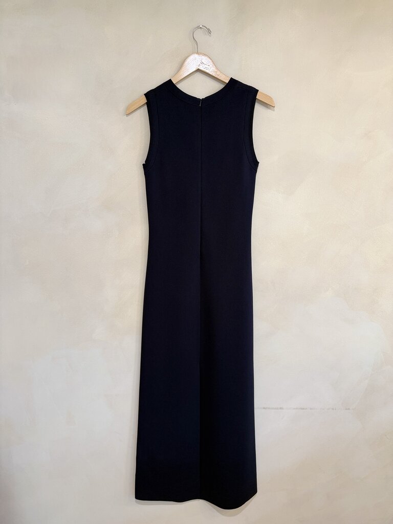 Max Mara Navy Midi Tank Dress sz M msrp $595