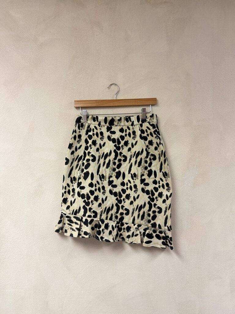 Carolina Herrera, Leopard Skirt, S