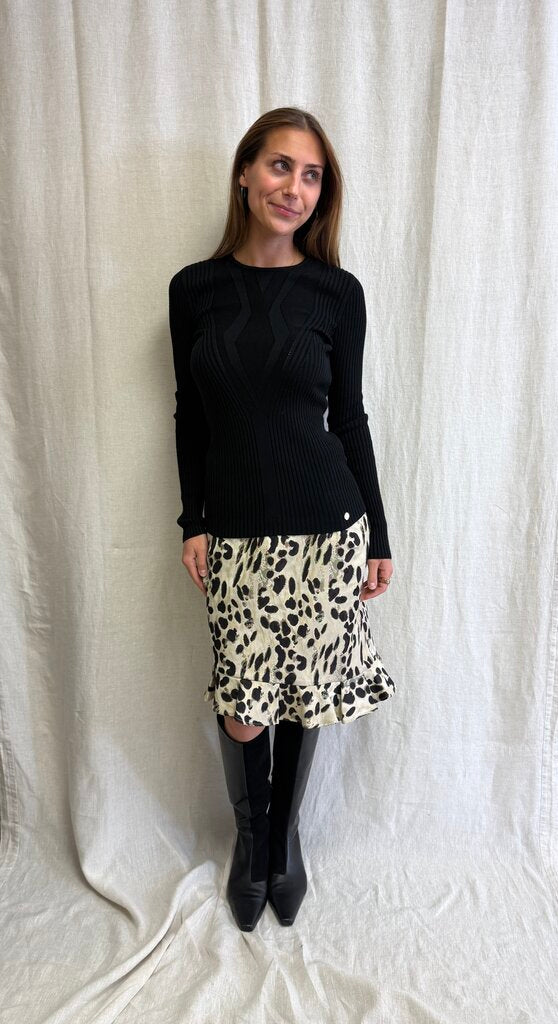 CAROLINA HERRERA, Leopard Skirt, S